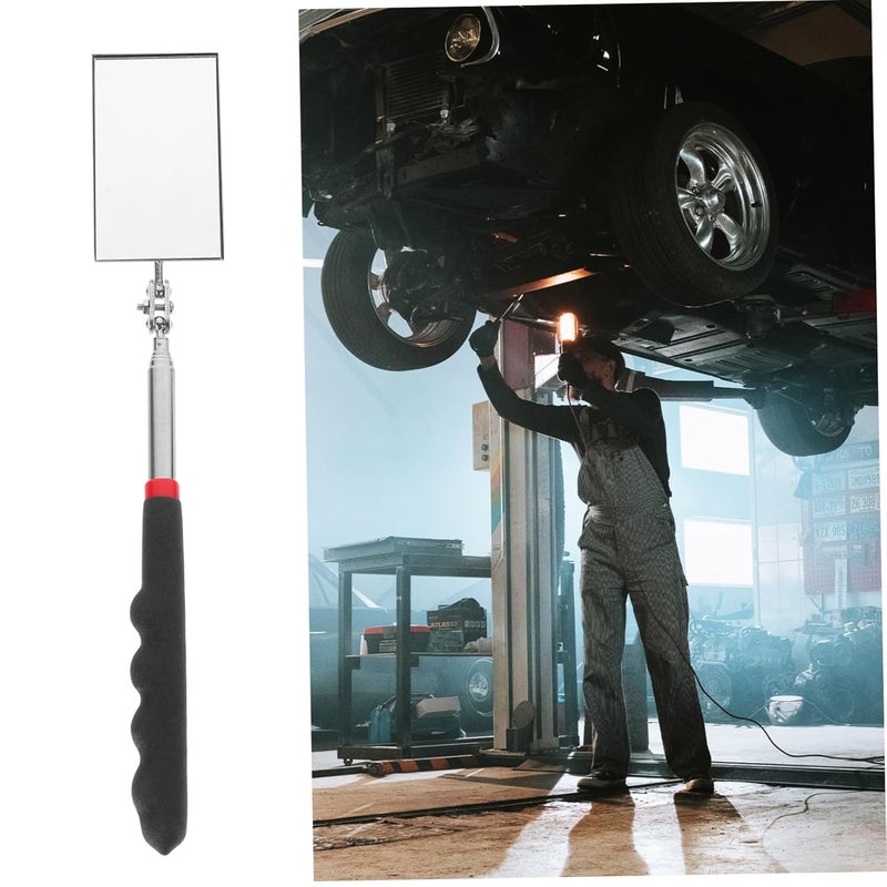 Flexible Telescoping Inspection Mirror Rotatable For Automotive Repair Mechanical HD View - Image 4